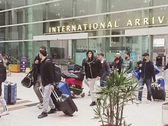 فلسطین بیس بال ٹیم ٹورنامنٹ میں شرکت کیلئے پاکستان پہنچ گئی