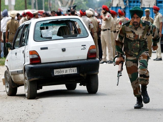 بھارتی ریاست پنجاب کے فوجی اڈے میں فائرنگ؛ 4 اہلکار ہلاک