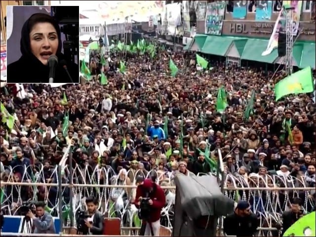 عوام ملکی مسائل کا حل چاہتے ہیں تو شیر پر مہر لگائیں، مریم نواز