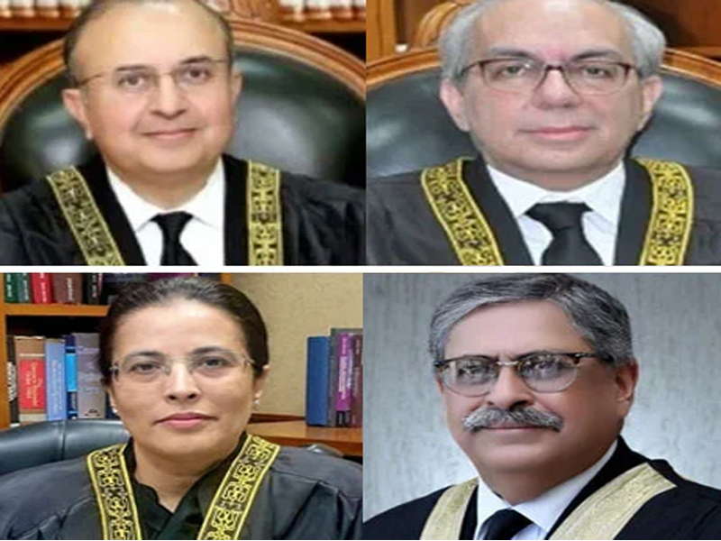 سپریم کورٹ کے چار ججز کا چیف جسٹس کو خط، جوڈیشل کمیشن اجلاس ملتوی کرنے کا مطالبہ