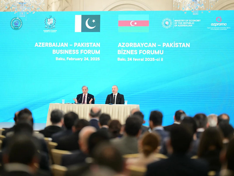 دوطرفہ کاروباری سرگرمیوں سے معیشت مستحکم ہو گی، وزیراعظم کا پاکستان آذربائیجان بزنس فورم سے خطاب