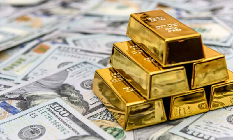 ڈالرکی قدر میں کمی کا سلسلہ رک گیا،سونا مستحکم