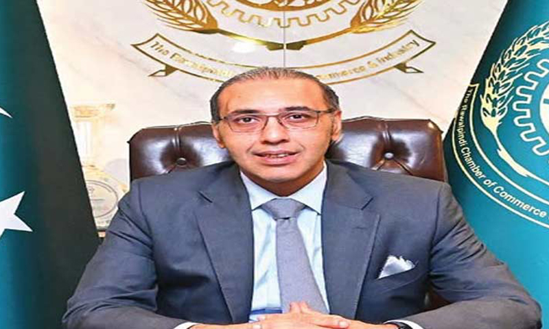راجہ بازار ، مرکزی سڑک کی بندش ،کاروبار متاثر ،نوٹس لیا جائے، صدر راولپنڈی چیمبر