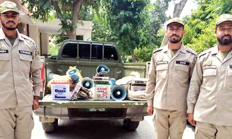 وائلڈ لائف رینجر کی‘کارروائیاں‘سبز طوطے ‘ آلات برآمد