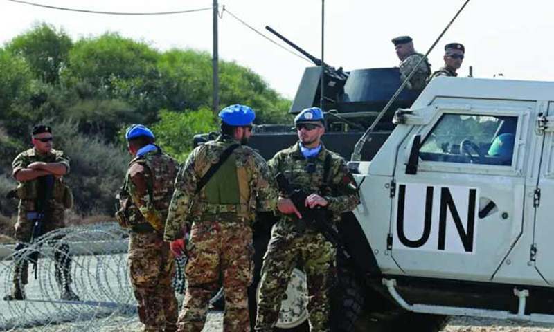 لبنان: اقوام متحدہ کی امن فوج نے اسرائیلی ڈرون مار گرایا