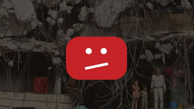 یوٹیوب نے اسرائیلی جنگی جرائم کی سیکڑوں ویڈیوز ڈیلیٹ کردیں