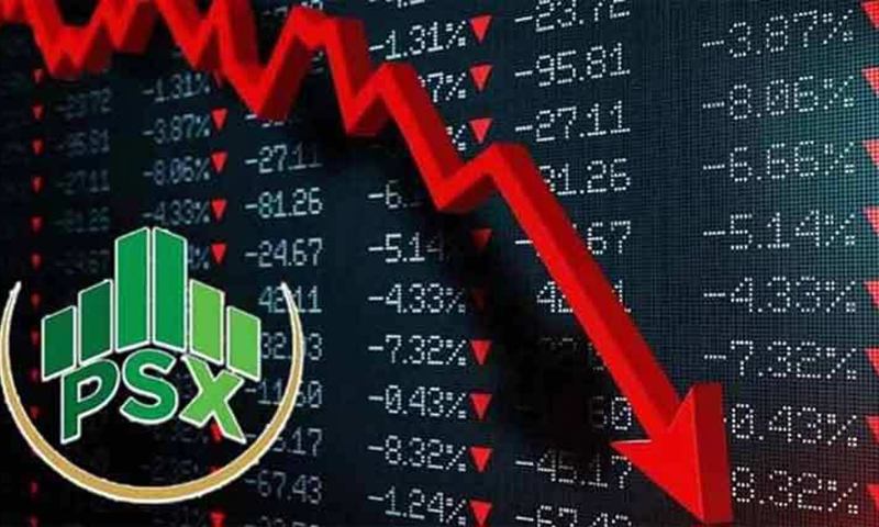 پاکستان سٹاک ایکسچینج میں شدید مندی، تاجروں کے کروڑوں ڈوب گئے