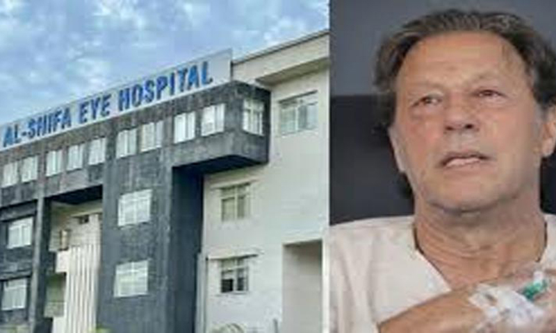 عمران خان کو شفا ہسپتال منتقل کرنے کیلئے درخواست دائر